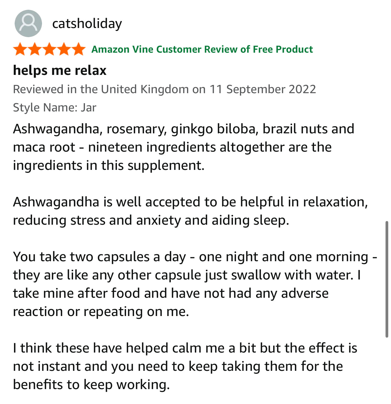 Customer Review