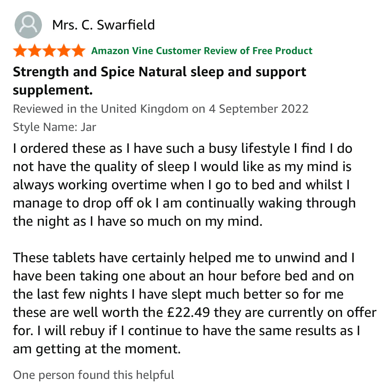 Customer Review