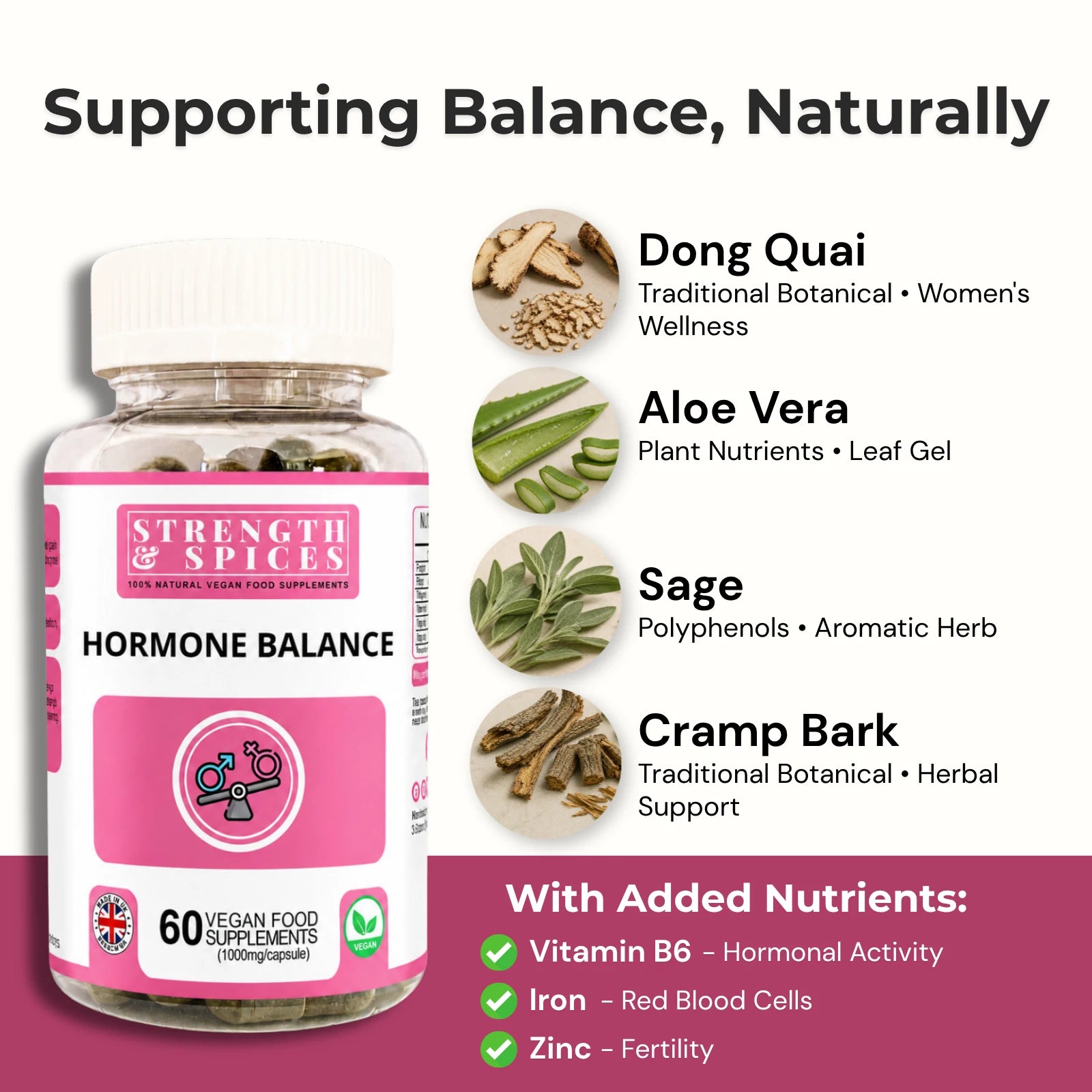 Hormone Balance - Strength & Spices Ltd. Supplement