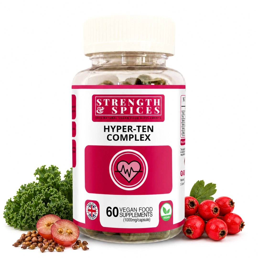 Blood Pressure Support (Hyper-Ten Complex) - Strength & Spices Ltd. Supplement