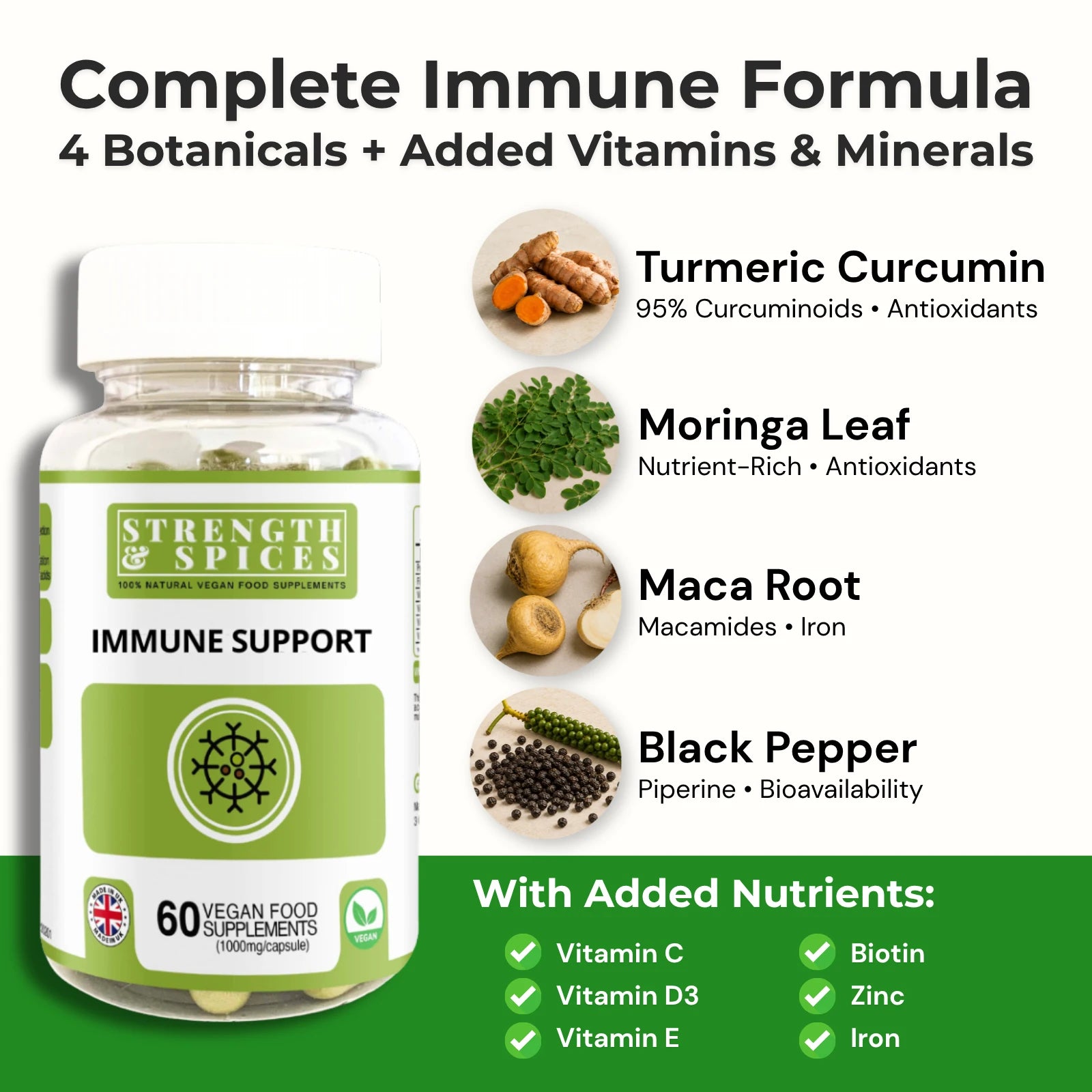 Immune Support - Strength & Spices Ltd. Supplement