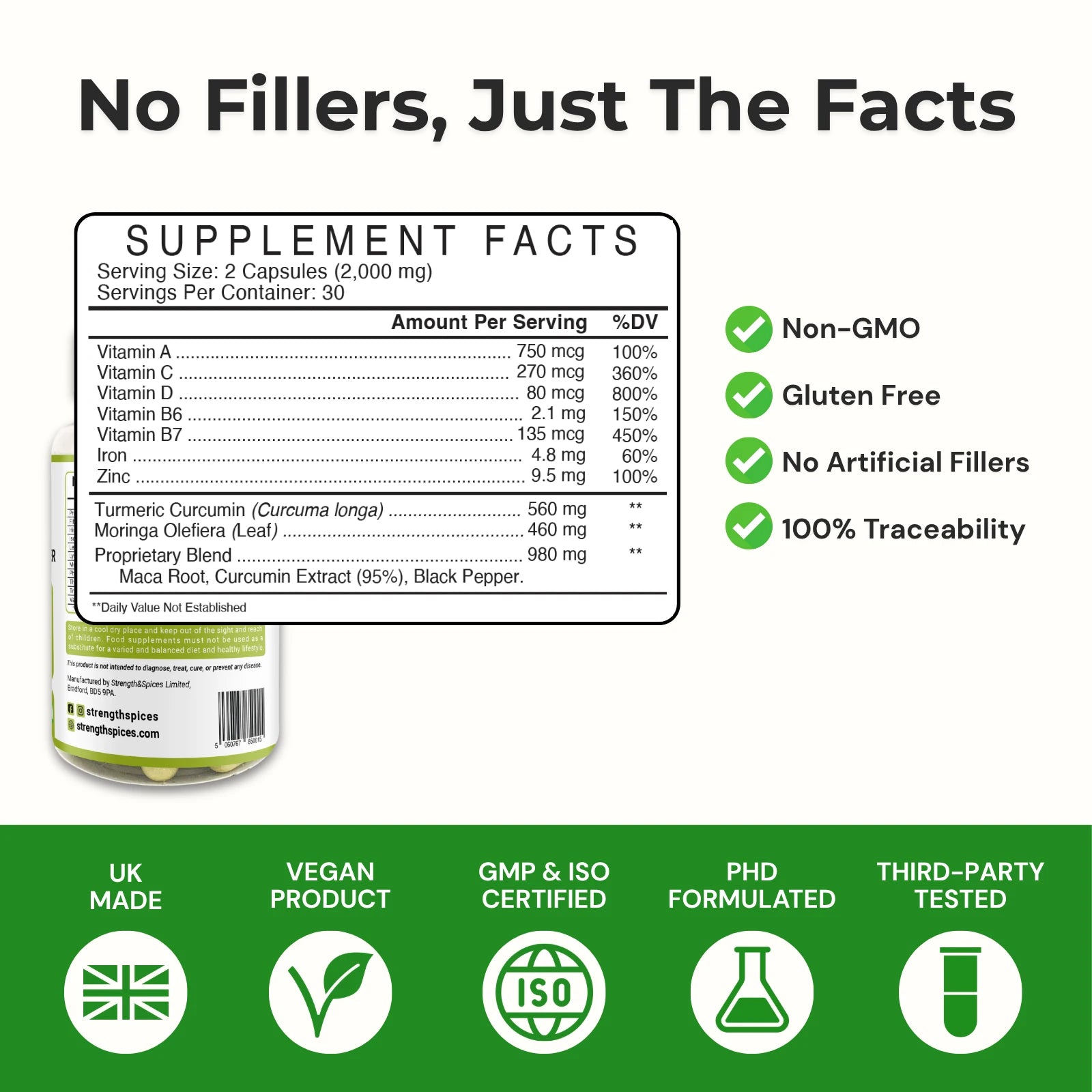 Immune Support - Strength & Spices Ltd. Supplement