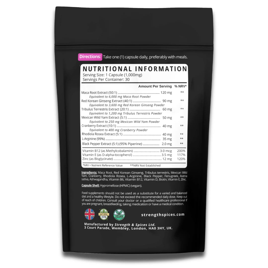 Natagra for Her – 11-in-1 Women’s Intimate Support - Strength & Spices Ltd. Supplement