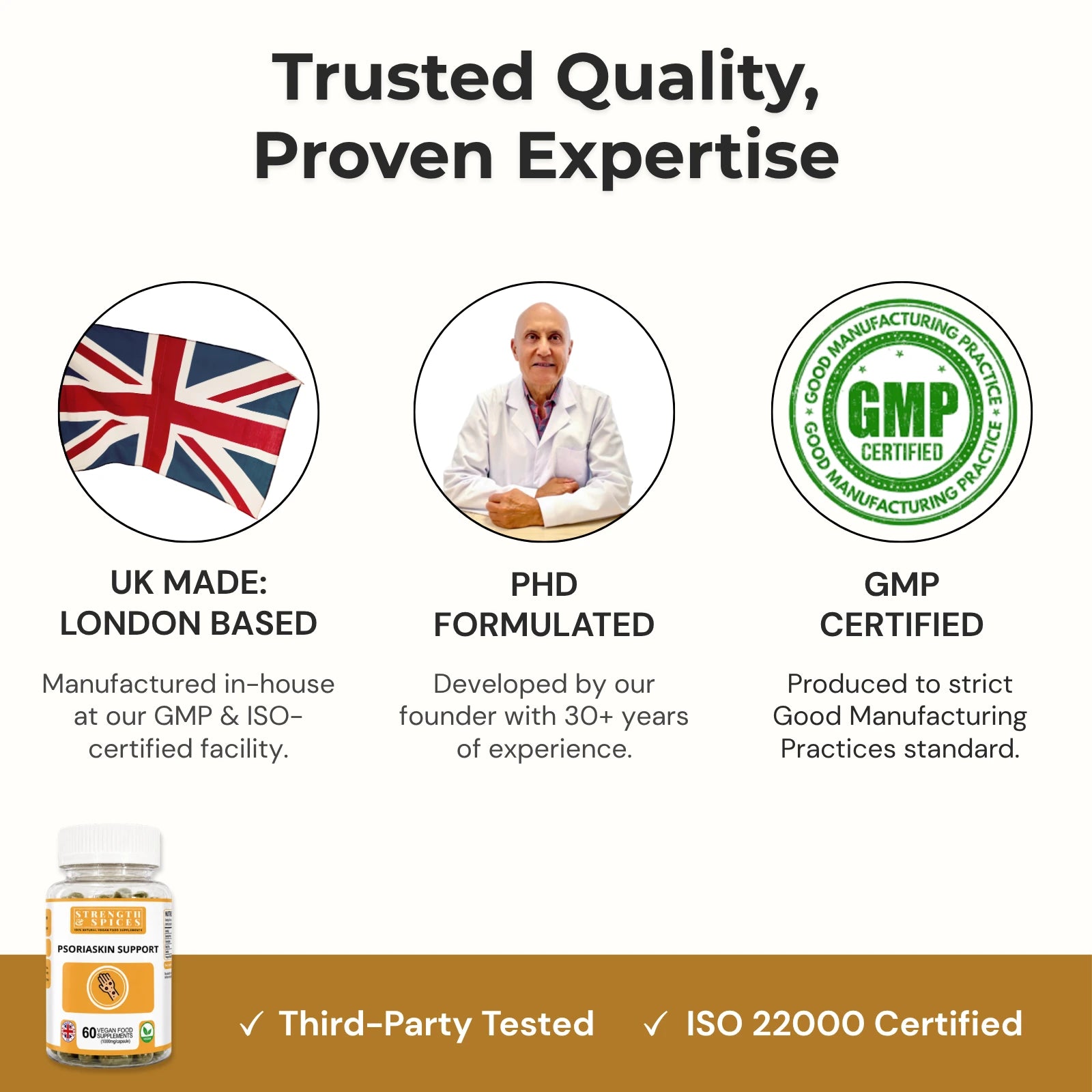Psoriaskin Support - Strength & Spices Ltd. Supplement