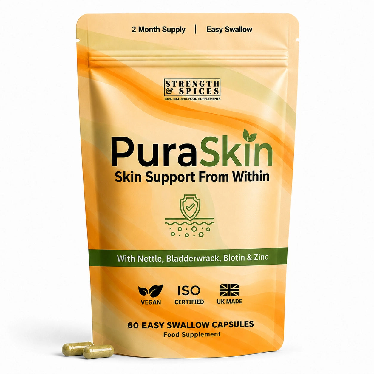 PuraSkin Skin Support – 2 Month Supply