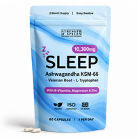 10,300mg Sleep with Ashwagandha KSM-66®, Valerian & L-Tryptophan