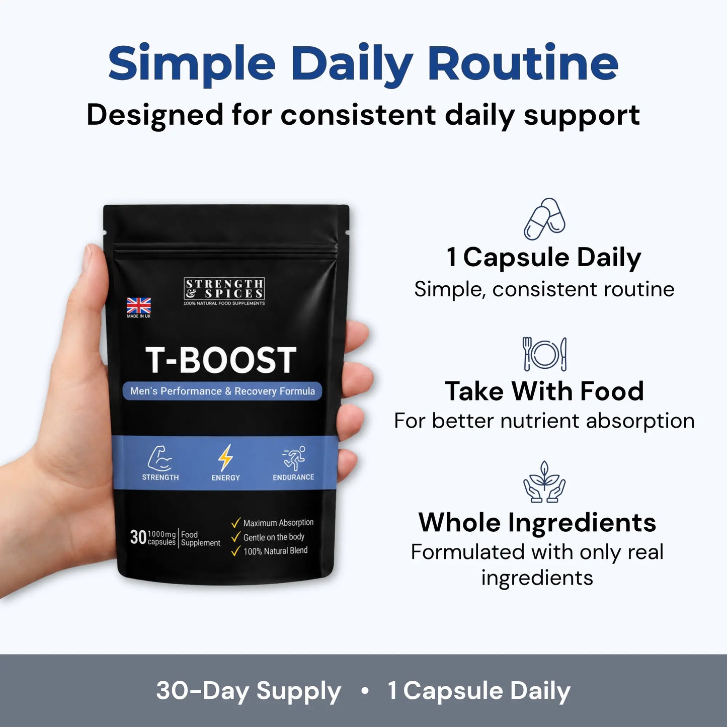 T-Boost - Strength & Spices Ltd. Supplement