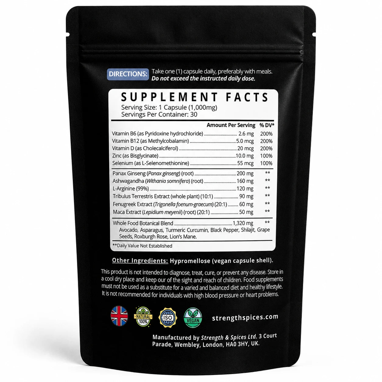 T-Boost - Strength & Spices Ltd. Supplement